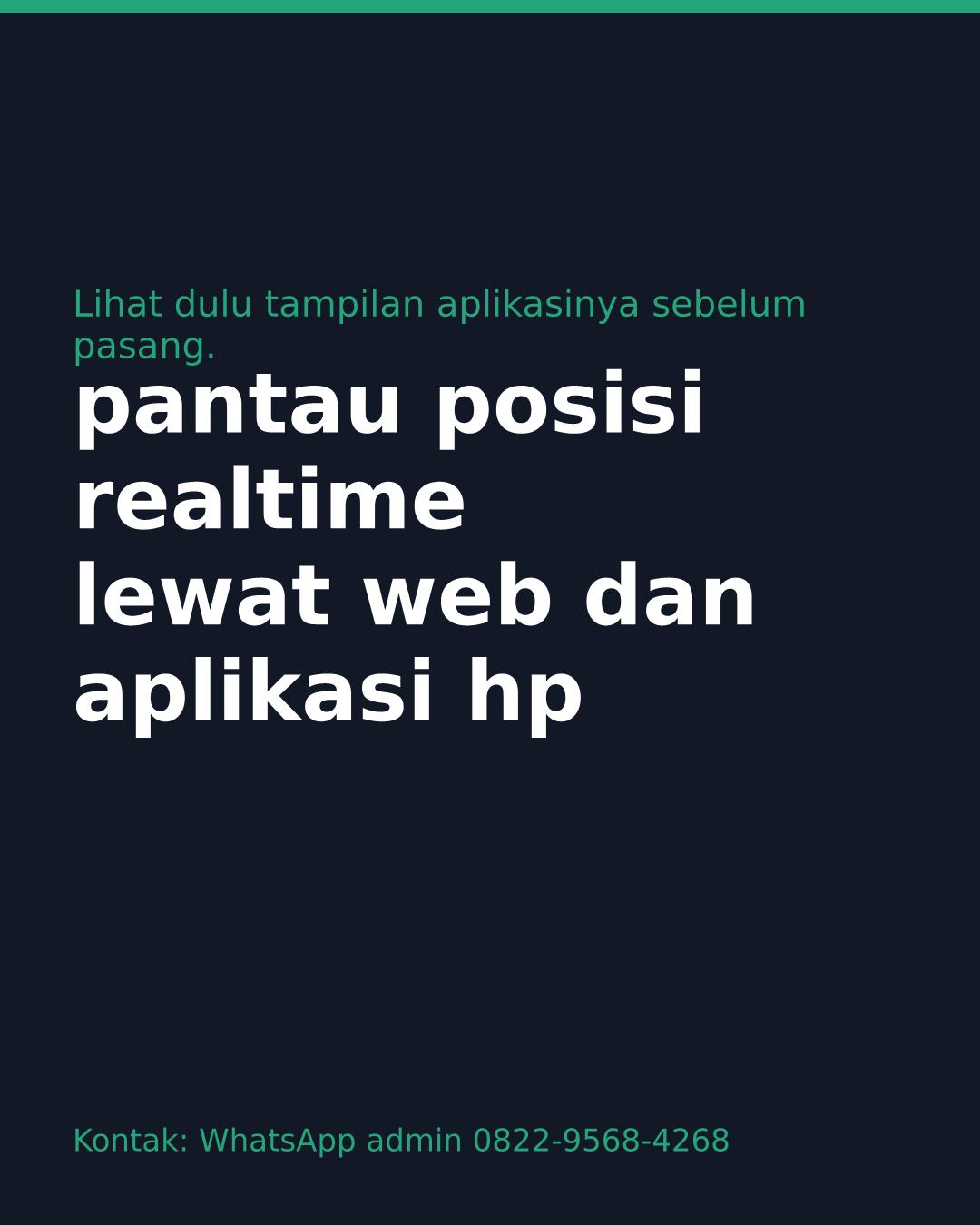 Cara Melihat Demo Aplikasi GPS Tracker Sebelum Pasang